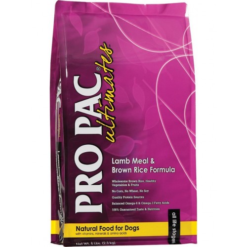 PRO PAC ULTIMATES LAMB AND BROWN RICE