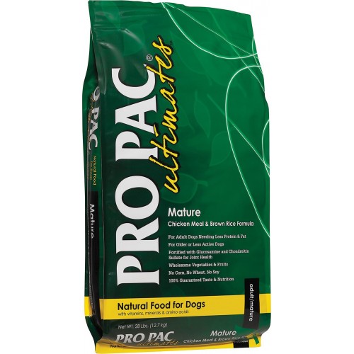 PRO PAC ULTIMATES MATURE WITH CHICKEN AND BROWN RICE