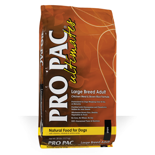 PRO PAC ULTIMATES LARGE BREED ADULT WITH CHICKEN AND BROWN RICE